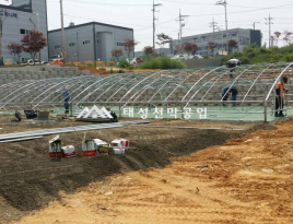 철구조물 시공현장