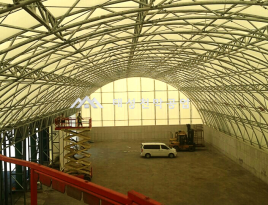 포항 막구조물 시공현장